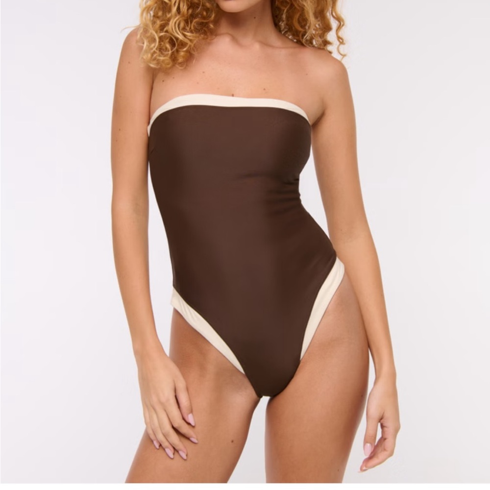 Brand new Brown and Cream Women's Swimsuit